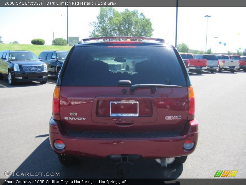 Dark Crimson Red Metallic / Light Gray 2008 GMC Envoy SLT