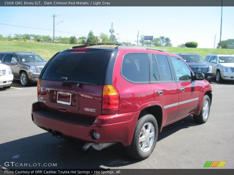 Dark Crimson Red Metallic / Light Gray 2008 GMC Envoy SLT