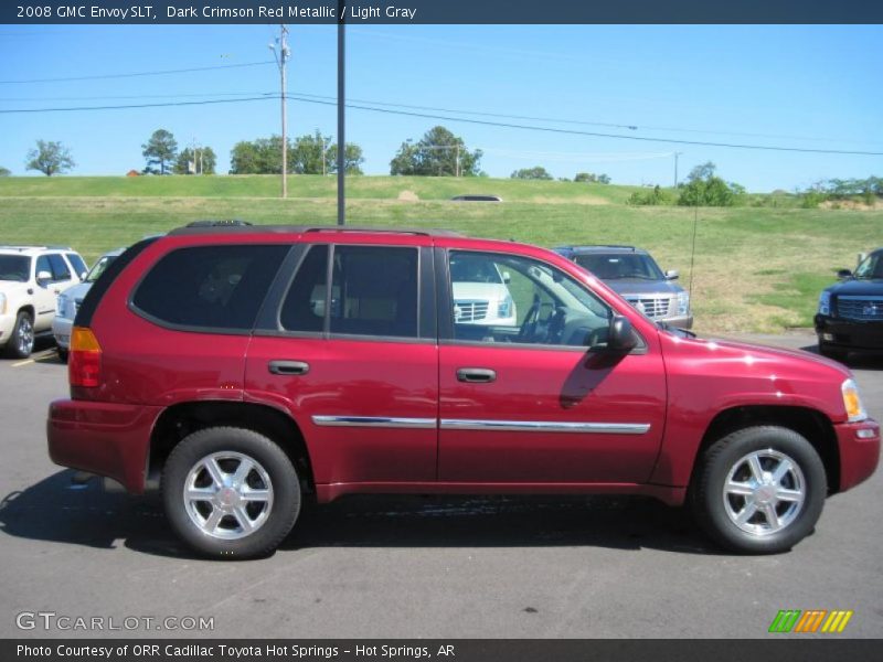 Dark Crimson Red Metallic / Light Gray 2008 GMC Envoy SLT