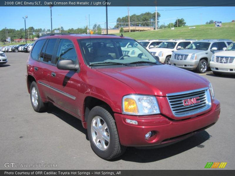 Dark Crimson Red Metallic / Light Gray 2008 GMC Envoy SLT