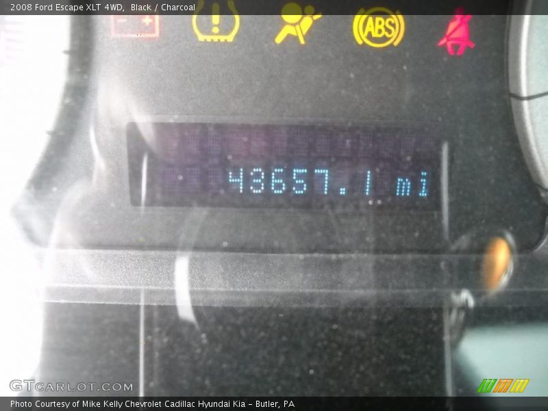 Black / Charcoal 2008 Ford Escape XLT 4WD