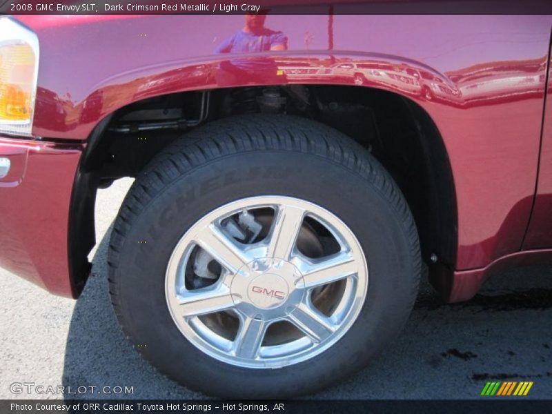 Dark Crimson Red Metallic / Light Gray 2008 GMC Envoy SLT