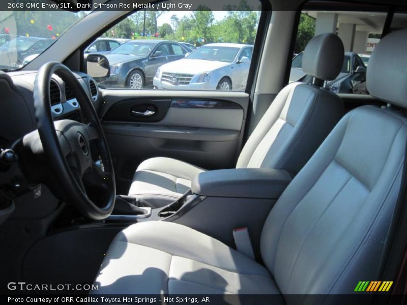 Dark Crimson Red Metallic / Light Gray 2008 GMC Envoy SLT
