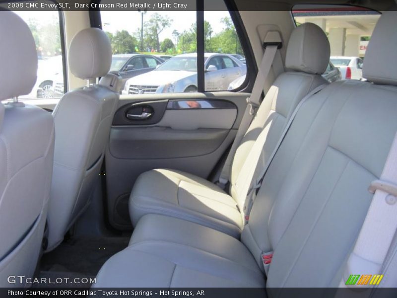 Dark Crimson Red Metallic / Light Gray 2008 GMC Envoy SLT