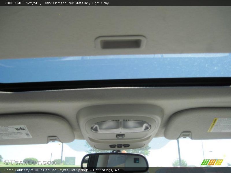 Dark Crimson Red Metallic / Light Gray 2008 GMC Envoy SLT