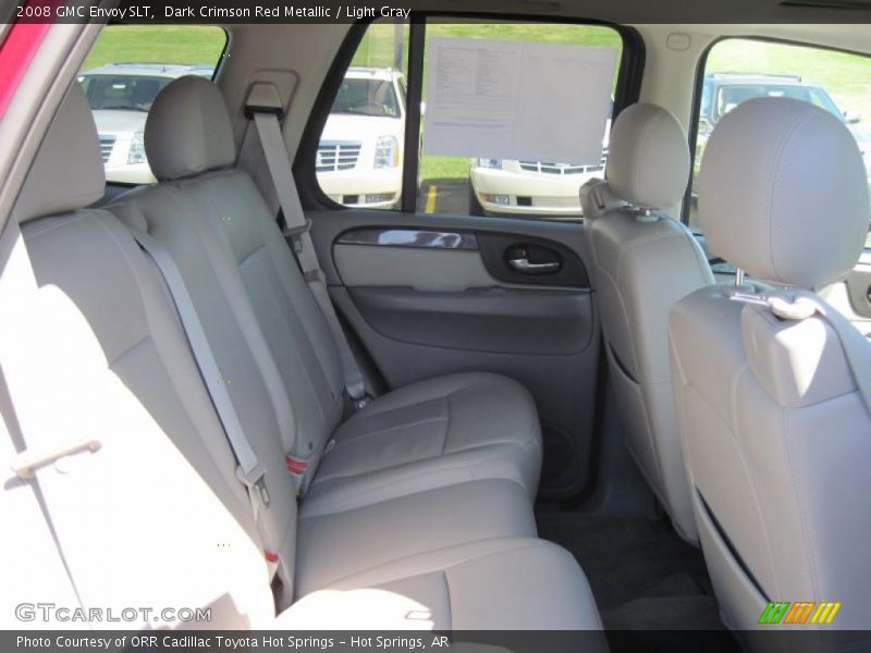 Dark Crimson Red Metallic / Light Gray 2008 GMC Envoy SLT