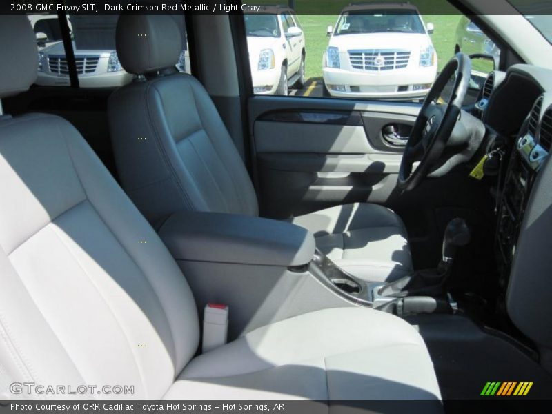 Dark Crimson Red Metallic / Light Gray 2008 GMC Envoy SLT