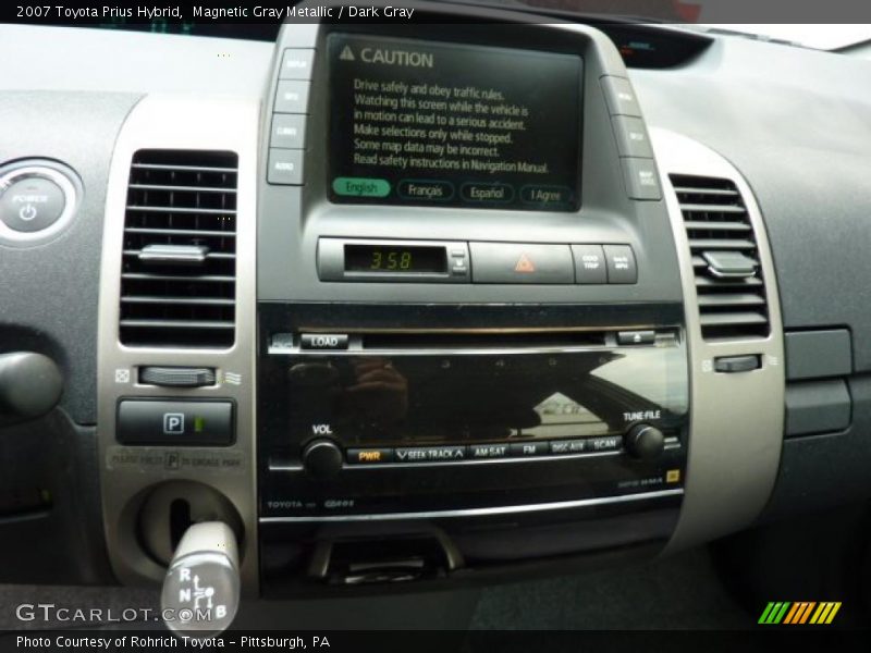Magnetic Gray Metallic / Dark Gray 2007 Toyota Prius Hybrid