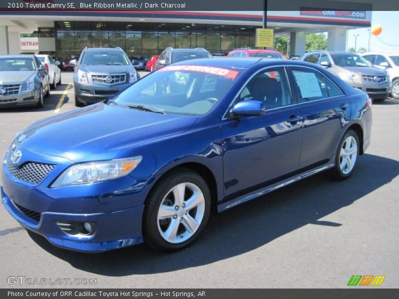 Blue Ribbon Metallic / Dark Charcoal 2010 Toyota Camry SE