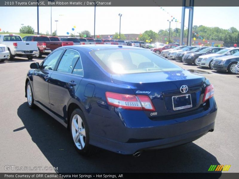 Blue Ribbon Metallic / Dark Charcoal 2010 Toyota Camry SE