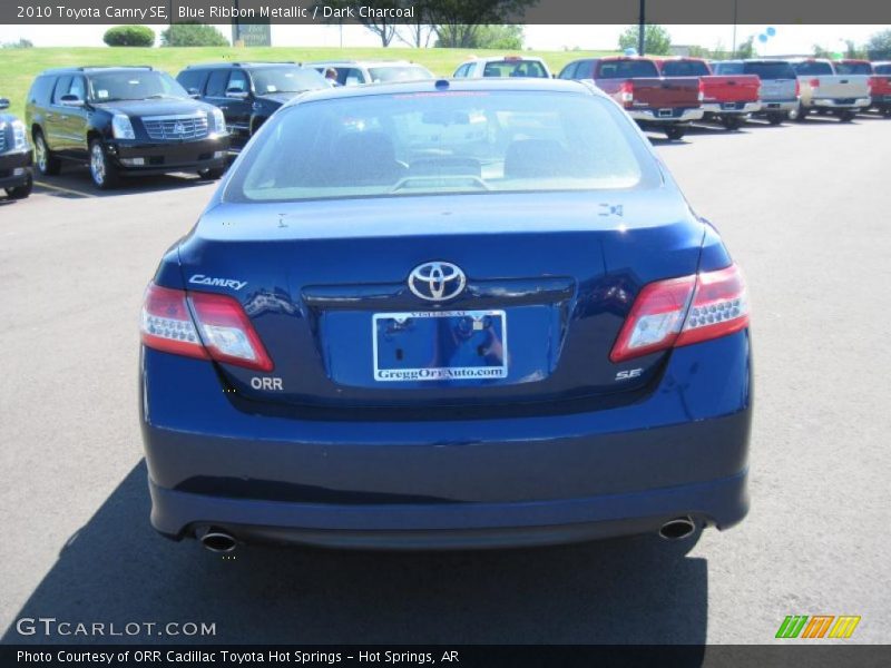 Blue Ribbon Metallic / Dark Charcoal 2010 Toyota Camry SE