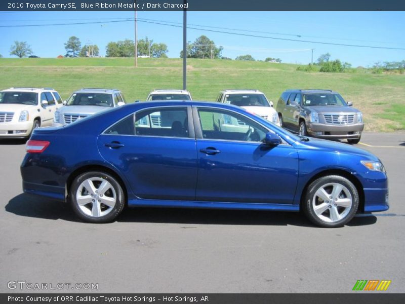 Blue Ribbon Metallic / Dark Charcoal 2010 Toyota Camry SE