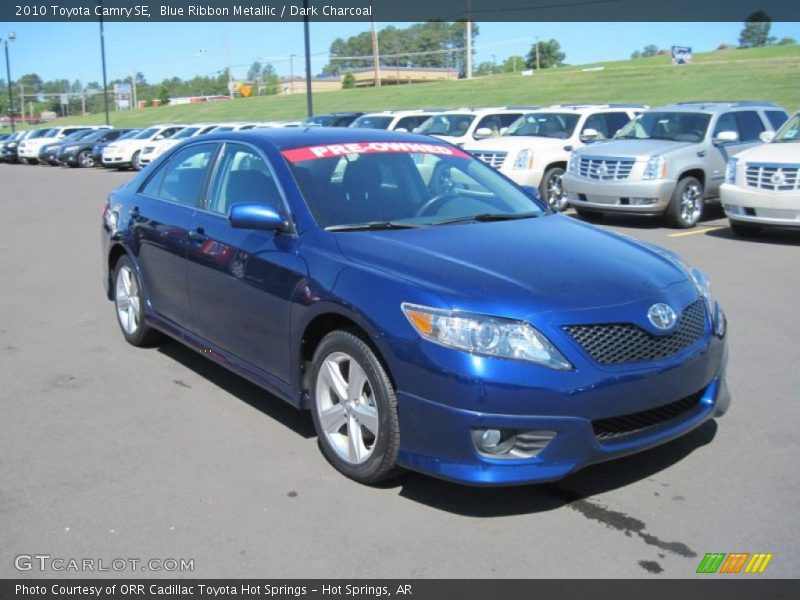 Blue Ribbon Metallic / Dark Charcoal 2010 Toyota Camry SE