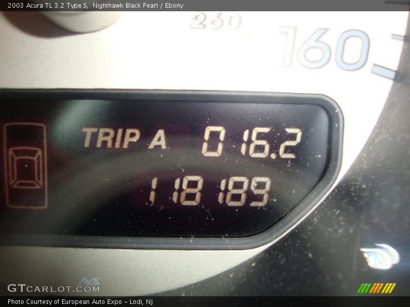 Nighthawk Black Pearl / Ebony 2003 Acura TL 3.2 Type S