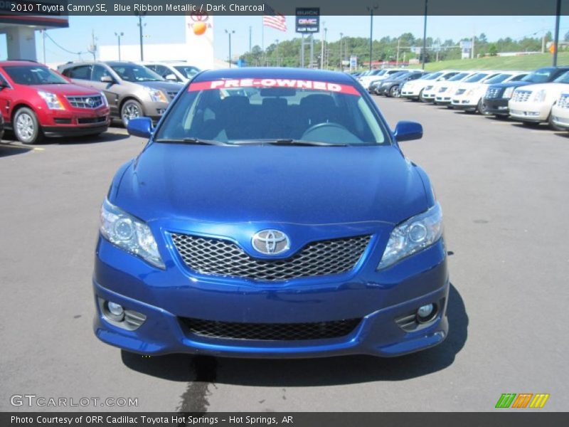 Blue Ribbon Metallic / Dark Charcoal 2010 Toyota Camry SE