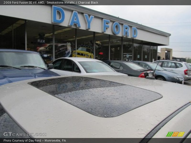 Smokestone Metallic / Charcoal Black 2009 Ford Fusion SE V6 AWD