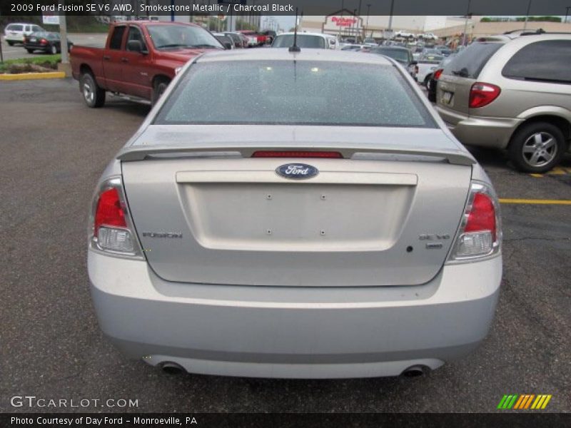 Smokestone Metallic / Charcoal Black 2009 Ford Fusion SE V6 AWD