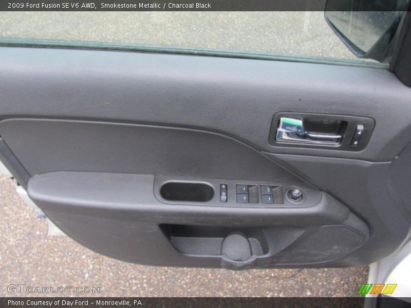 Smokestone Metallic / Charcoal Black 2009 Ford Fusion SE V6 AWD