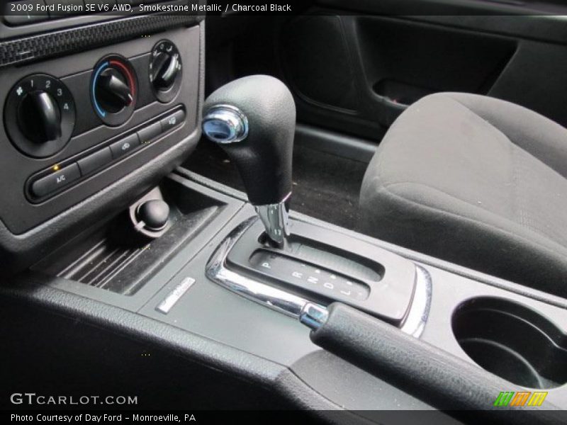 Smokestone Metallic / Charcoal Black 2009 Ford Fusion SE V6 AWD