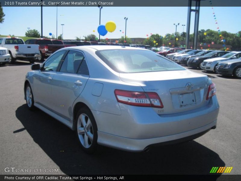 Classic Silver Metallic / Dark Charcoal 2010 Toyota Camry SE