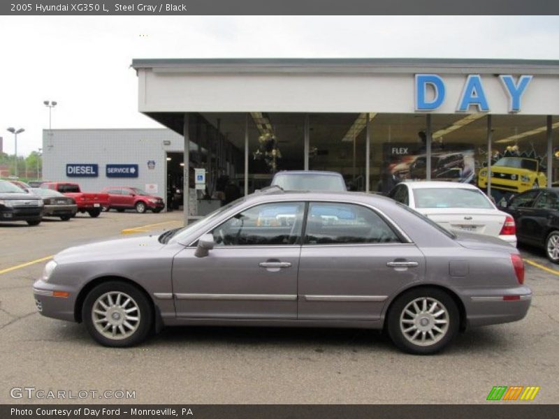 Steel Gray / Black 2005 Hyundai XG350 L