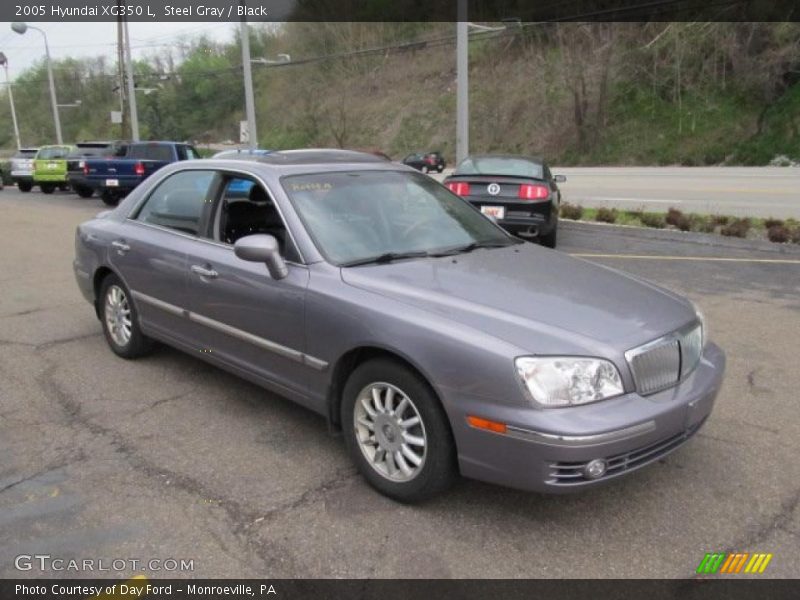 Steel Gray / Black 2005 Hyundai XG350 L
