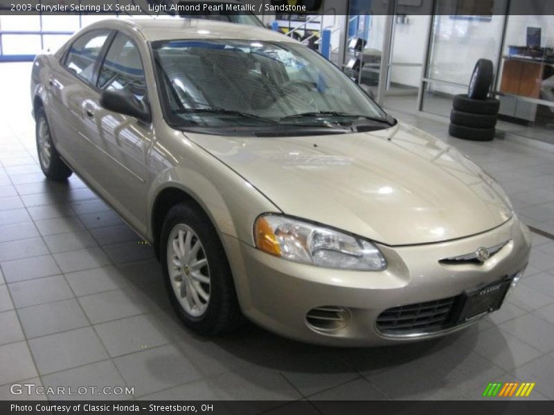 Light Almond Pearl Metallic / Sandstone 2003 Chrysler Sebring LX Sedan