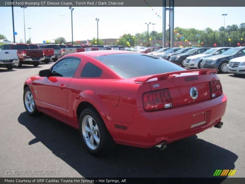 Torch Red / Dark Charcoal 2008 Ford Mustang GT Deluxe Coupe