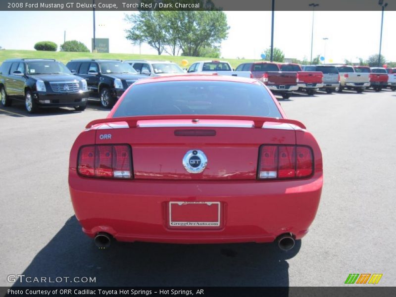 Torch Red / Dark Charcoal 2008 Ford Mustang GT Deluxe Coupe