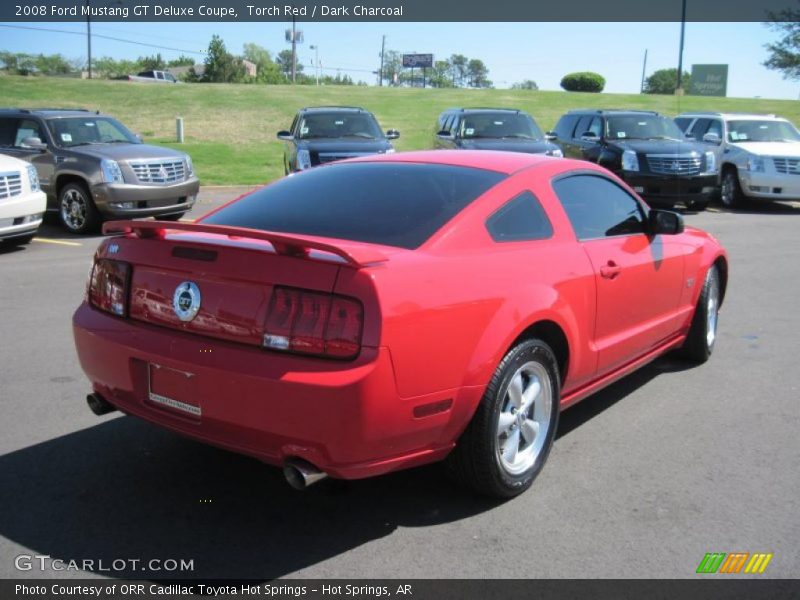 Torch Red / Dark Charcoal 2008 Ford Mustang GT Deluxe Coupe