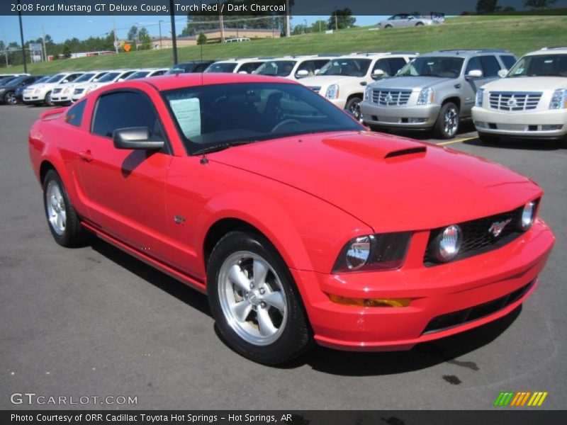 Front 3/4 View of 2008 Mustang GT Deluxe Coupe