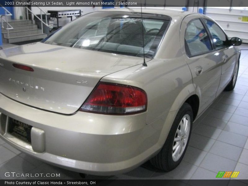 Light Almond Pearl Metallic / Sandstone 2003 Chrysler Sebring LX Sedan