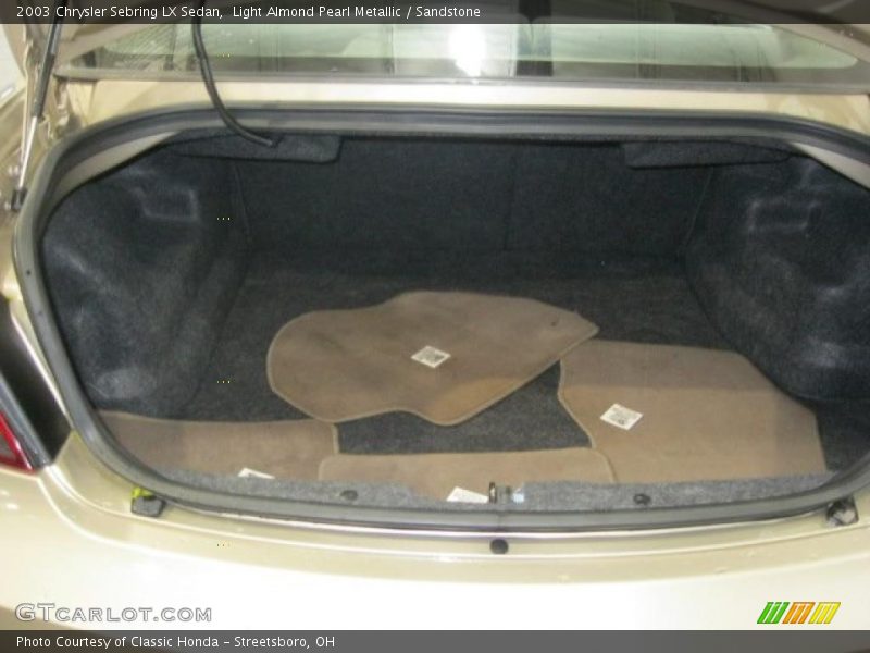 Light Almond Pearl Metallic / Sandstone 2003 Chrysler Sebring LX Sedan