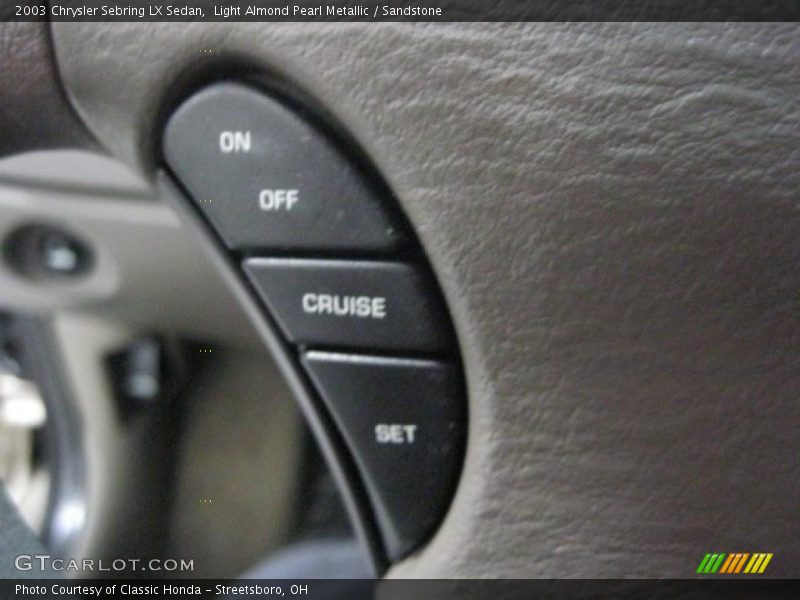 Light Almond Pearl Metallic / Sandstone 2003 Chrysler Sebring LX Sedan