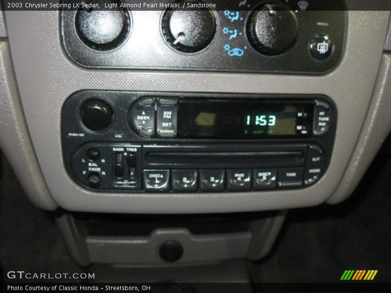 Controls of 2003 Sebring LX Sedan