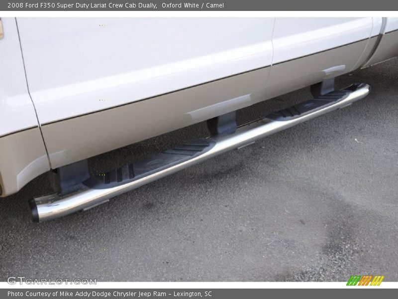Oxford White / Camel 2008 Ford F350 Super Duty Lariat Crew Cab Dually