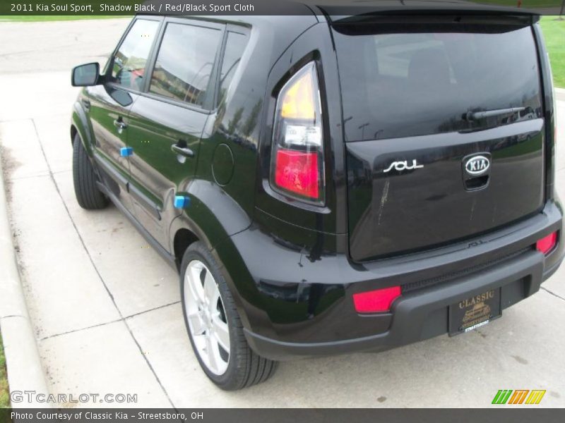 Shadow Black / Red/Black Sport Cloth 2011 Kia Soul Sport