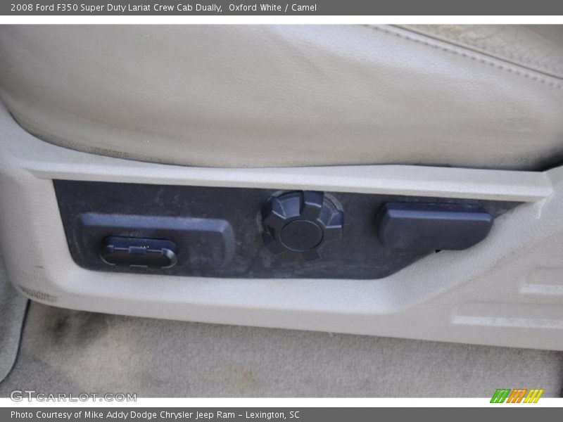 Oxford White / Camel 2008 Ford F350 Super Duty Lariat Crew Cab Dually