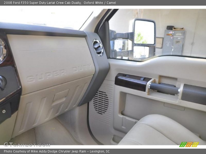 Oxford White / Camel 2008 Ford F350 Super Duty Lariat Crew Cab Dually
