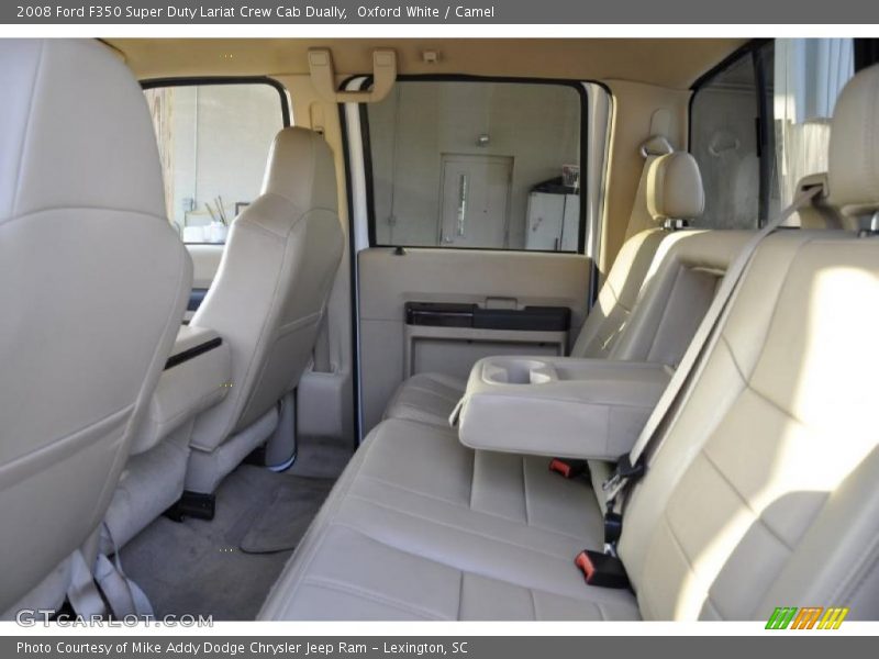  2008 F350 Super Duty Lariat Crew Cab Dually Camel Interior