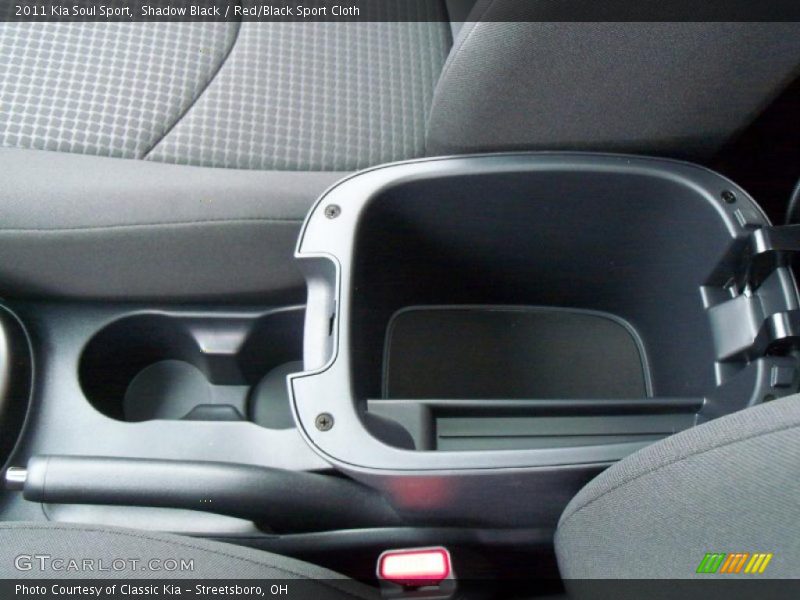 Shadow Black / Red/Black Sport Cloth 2011 Kia Soul Sport