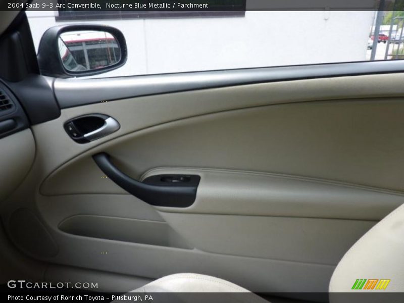 Nocturne Blue Metallic / Parchment 2004 Saab 9-3 Arc Convertible