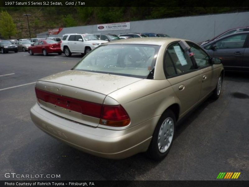 Gold / Tan 1997 Saturn S Series SL2 Sedan