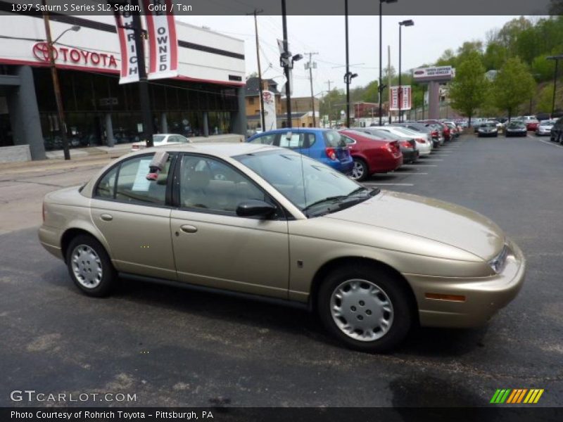 Gold / Tan 1997 Saturn S Series SL2 Sedan