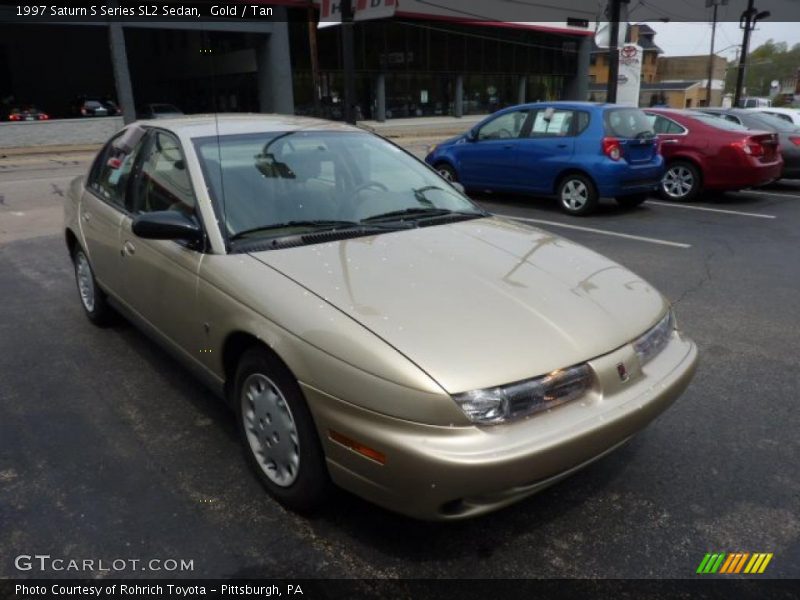 Gold / Tan 1997 Saturn S Series SL2 Sedan