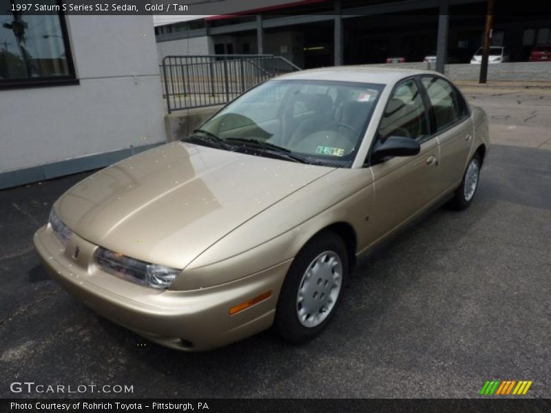Gold / Tan 1997 Saturn S Series SL2 Sedan