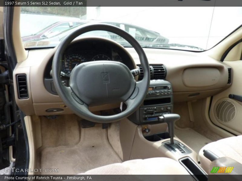 Gold / Tan 1997 Saturn S Series SL2 Sedan