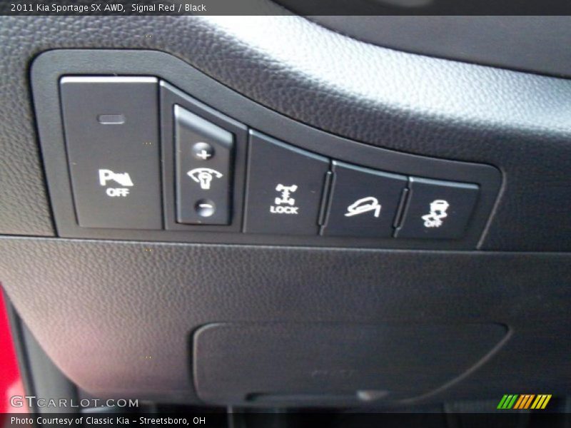 Controls of 2011 Sportage SX AWD