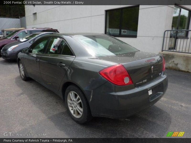 Stealth Gray Metallic / Ebony 2006 Pontiac G6 V6 Sedan