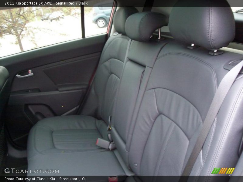 Signal Red / Black 2011 Kia Sportage SX AWD